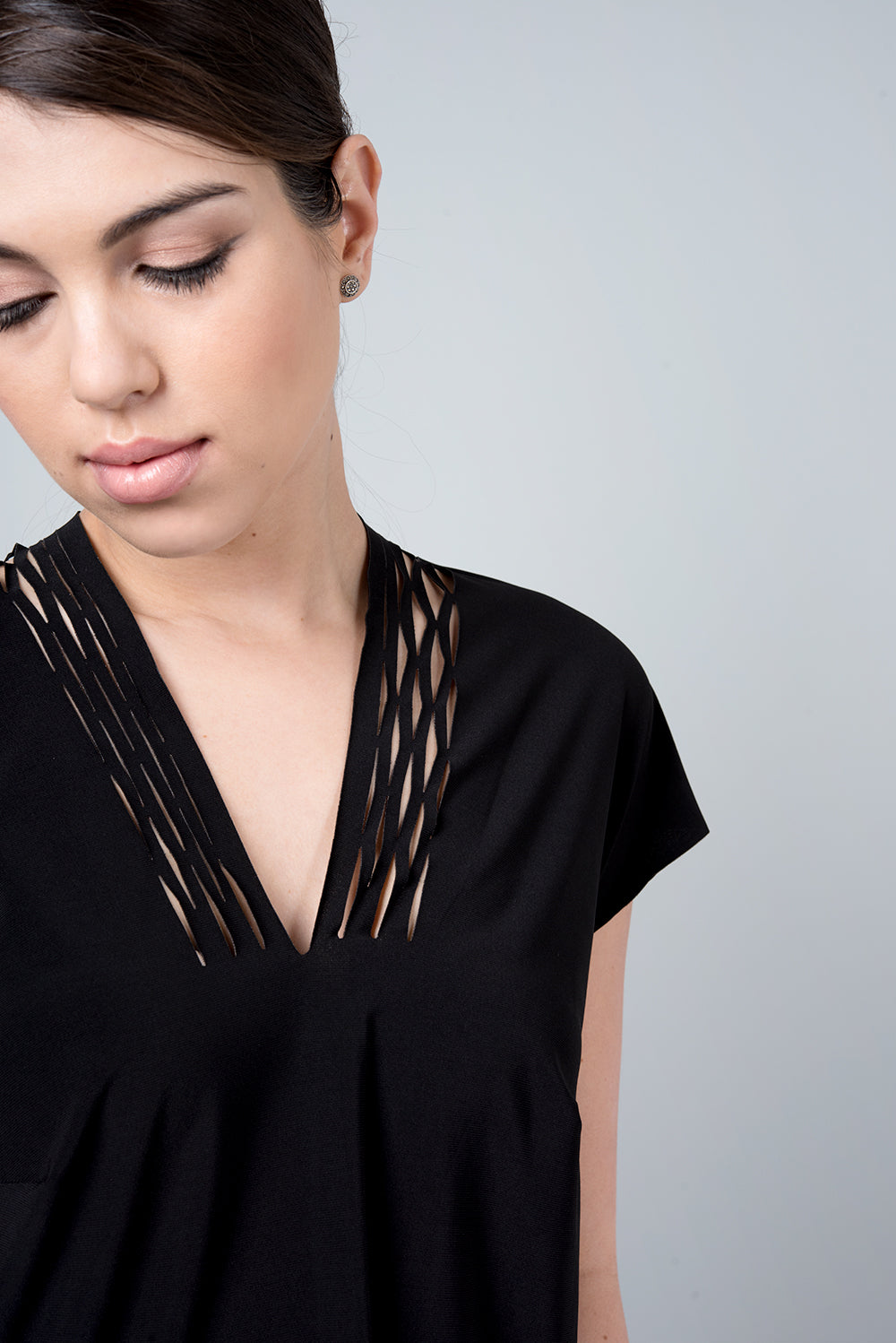2 in 1 shirt - contact shirt - black beta shirt