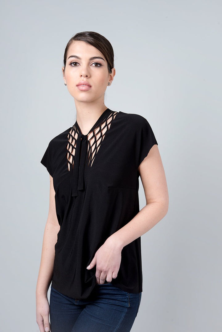 2 in 1 shirt - contact shirt - black beta shirt