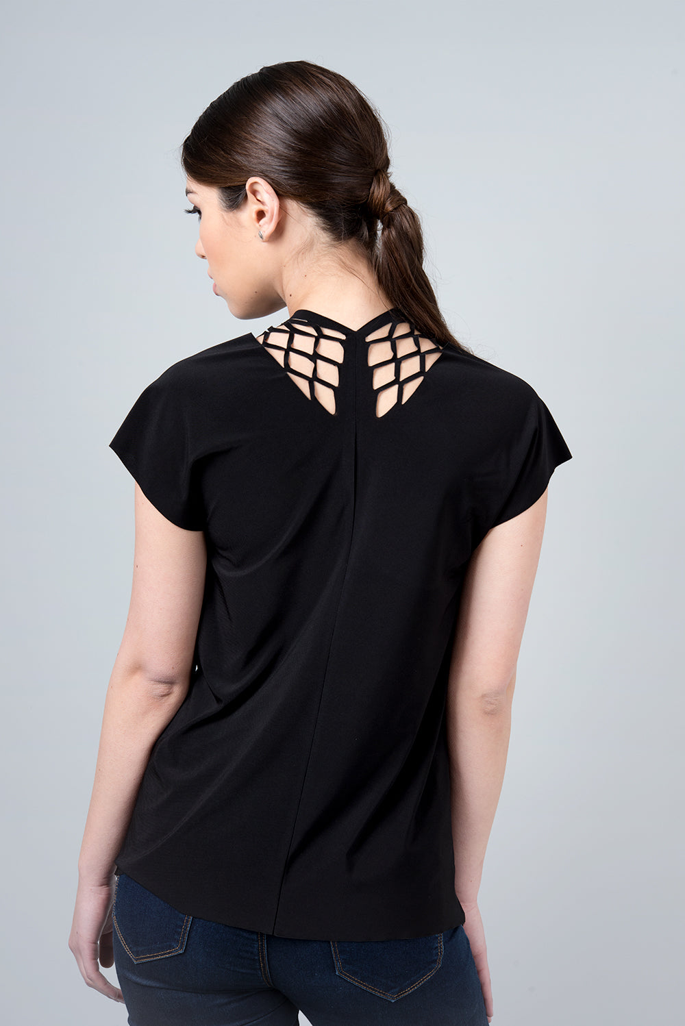 2 in 1 shirt - contact shirt - black beta shirt