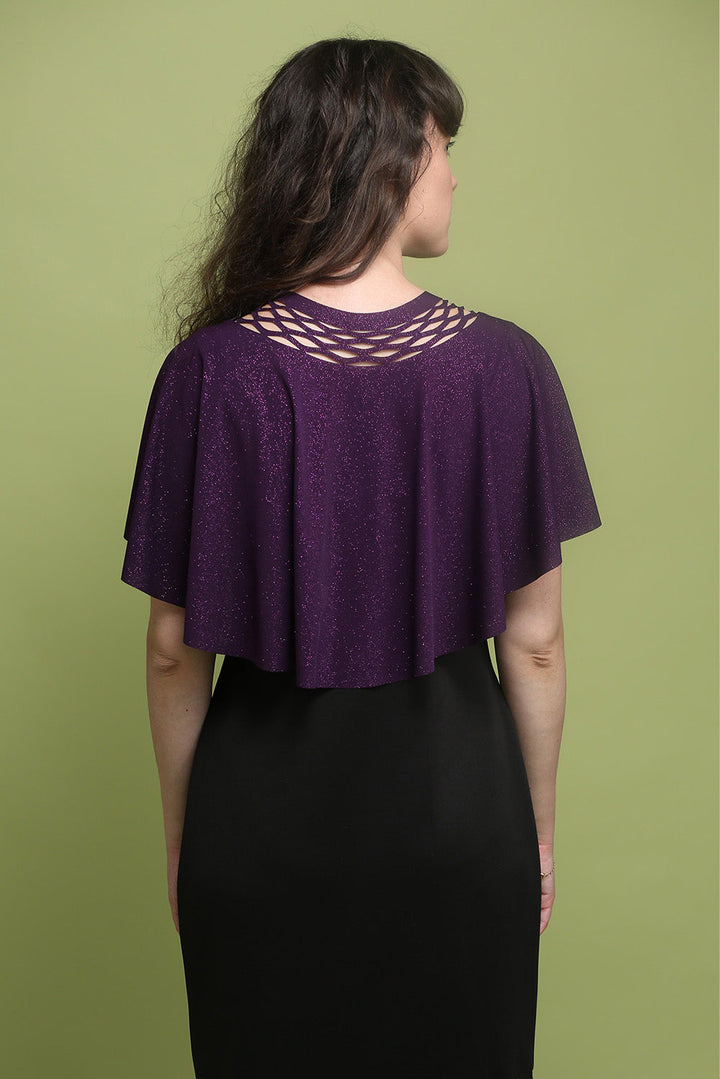 Sparkling purple top - top for the evening