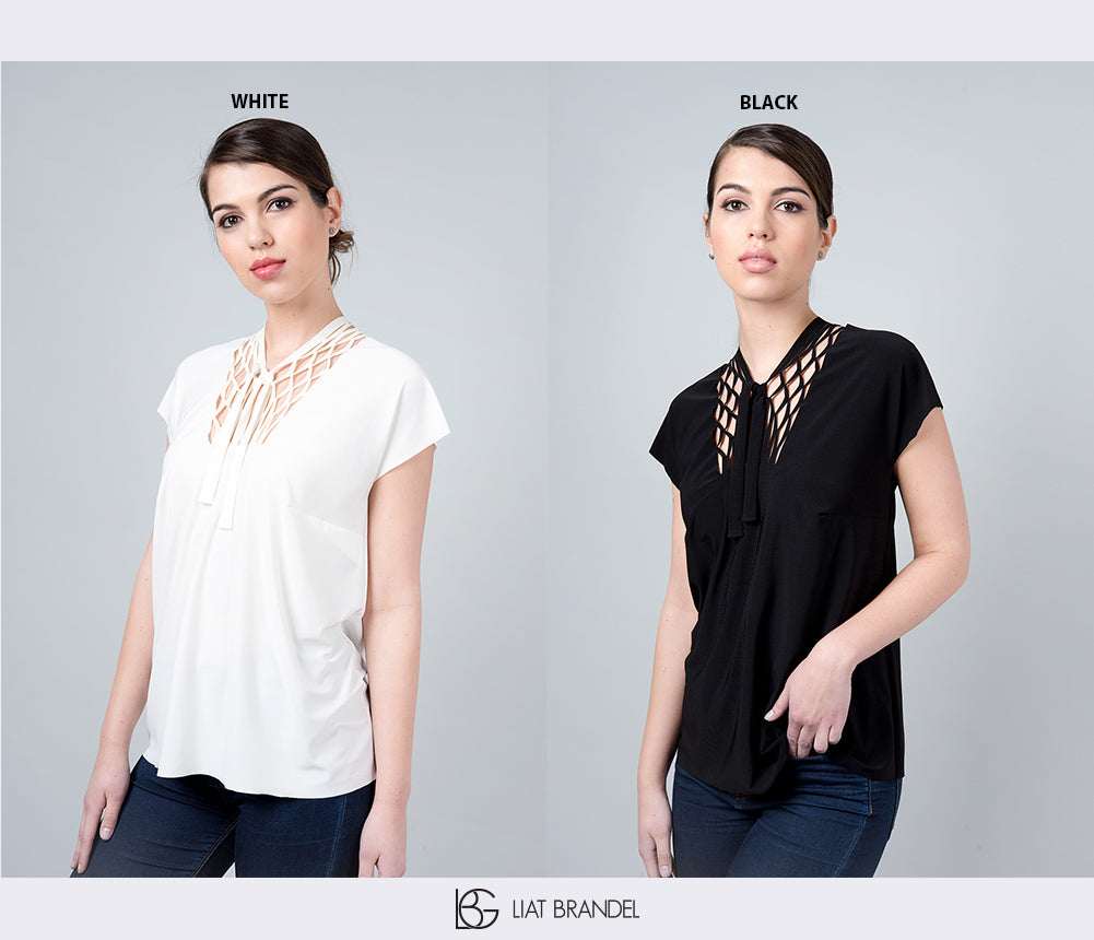 2 in 1 shirt - contact shirt - black beta shirt