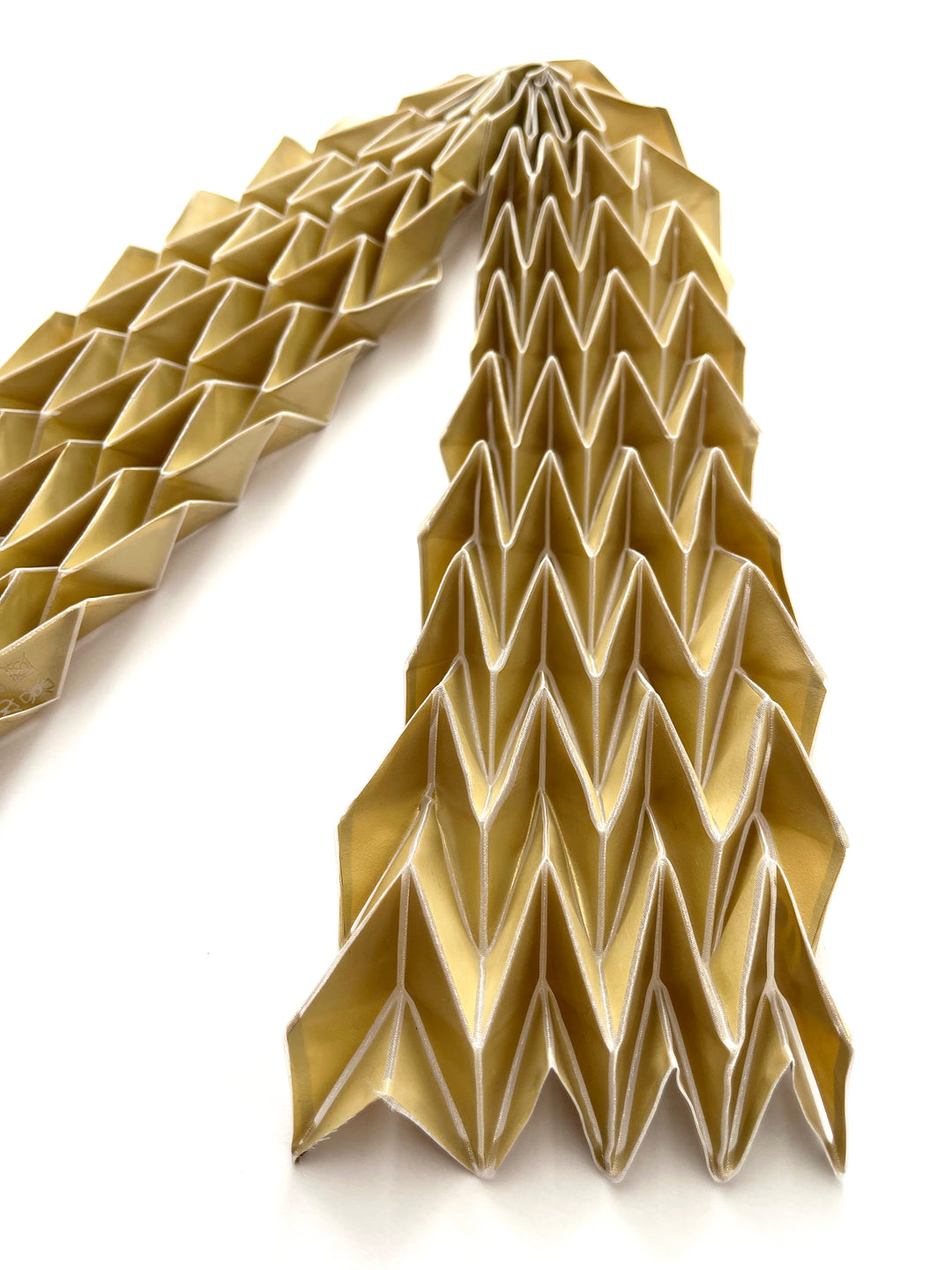 Gold Origami Neck Scarf