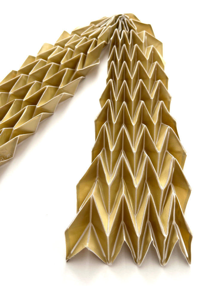 Gold Origami Neck Scarf