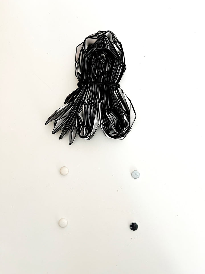 White Origami Neck Scarf