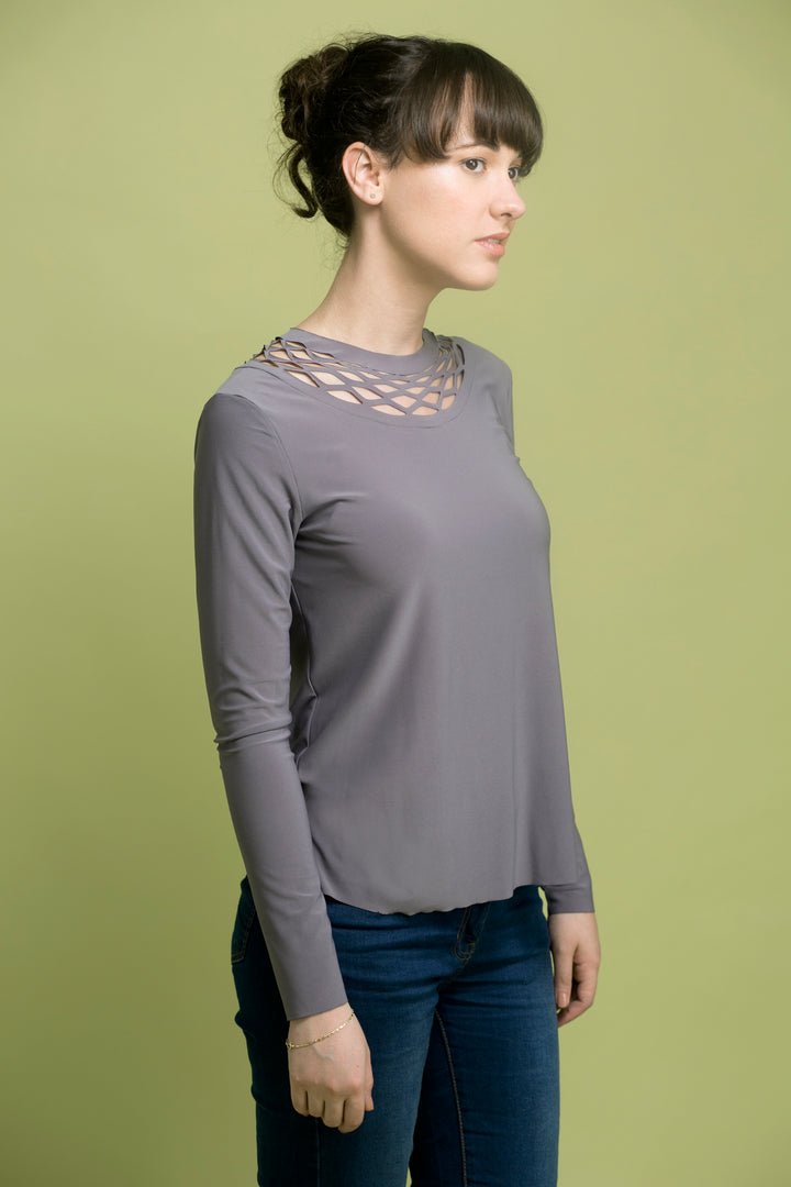 Theta long sleeve shirt - long chain shirt
