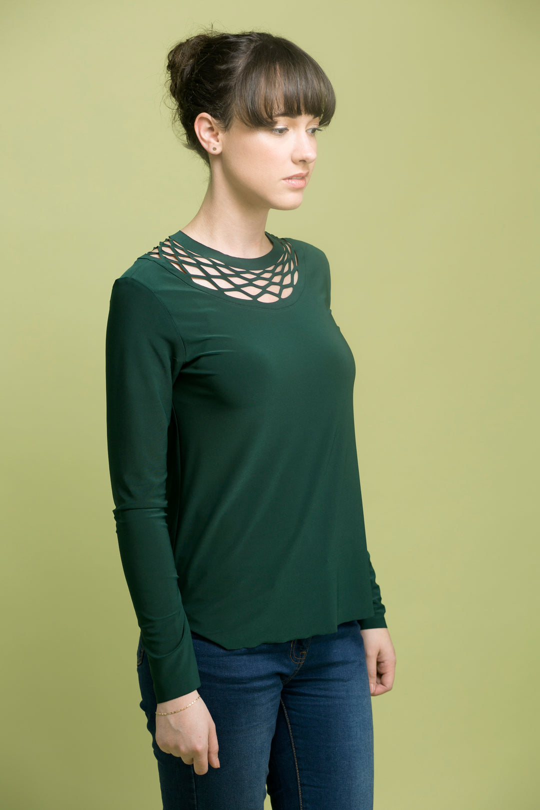 Theta long sleeve shirt - long chain shirt