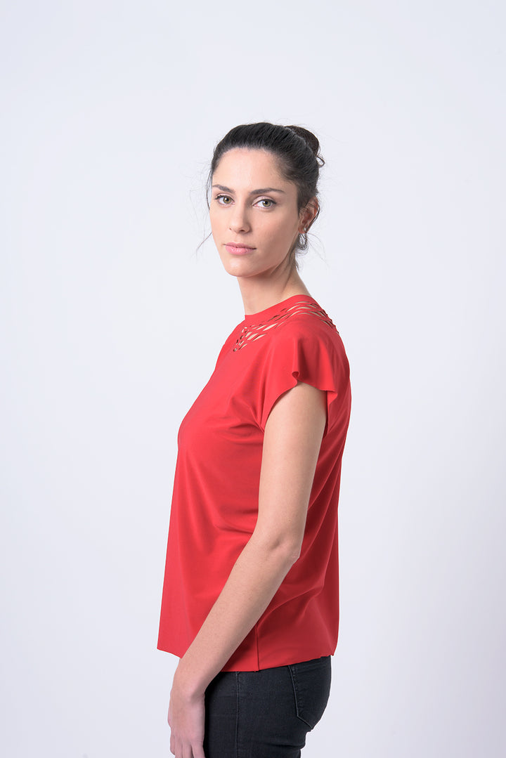 Short sleeve chain shirt - Theta shirt