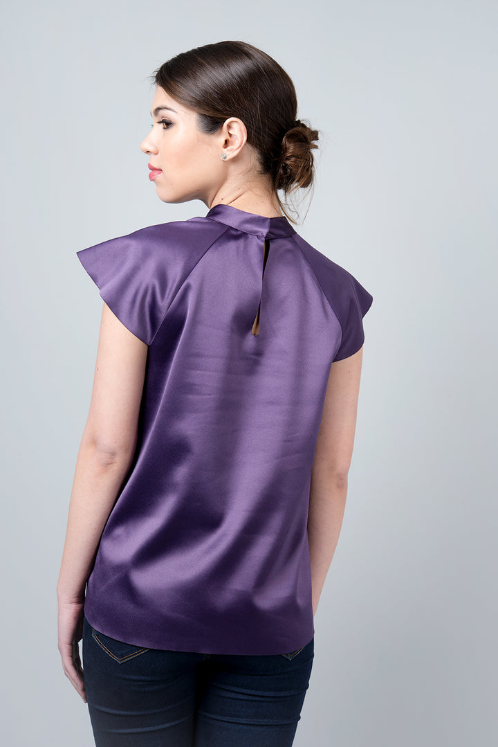 Collar shirt - Purple Omicron shirt