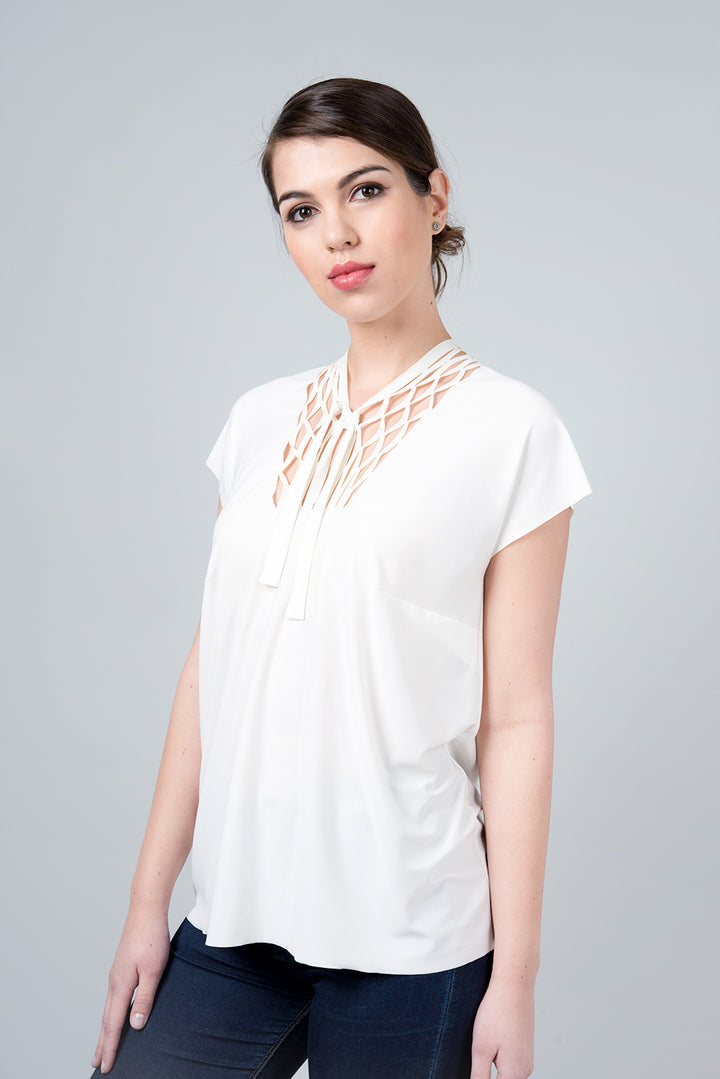 2 in 1 shirt - contact shirt - white beta shirt