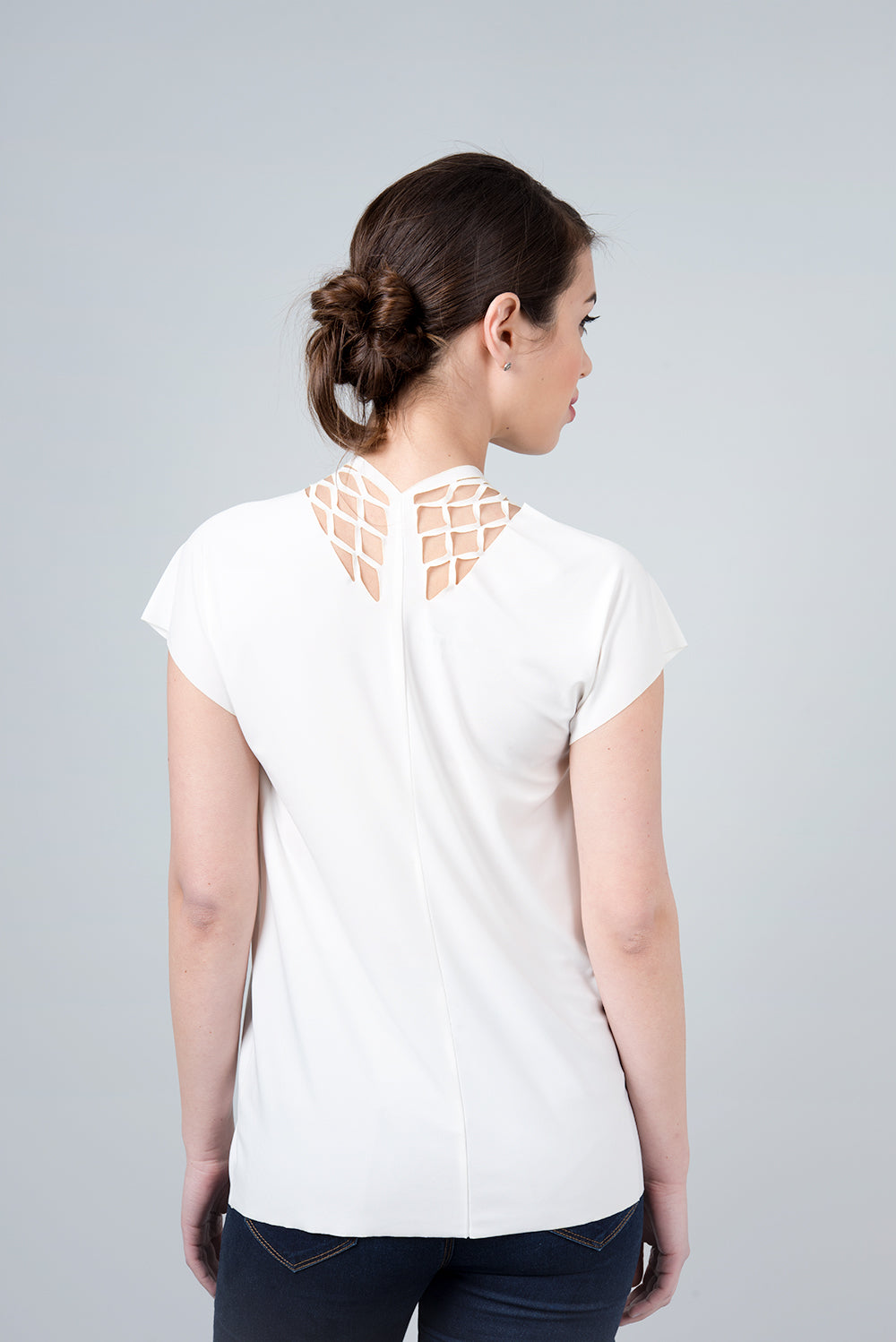 2 in 1 shirt - contact shirt - white beta shirt