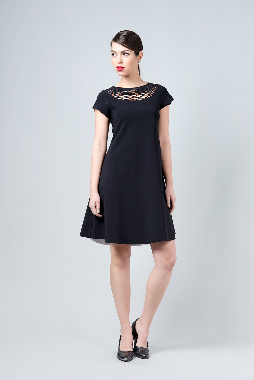 Double sided black and white dress - Omega inside out dress