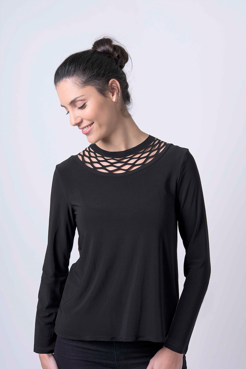 Theta long sleeve shirt - long chain shirt