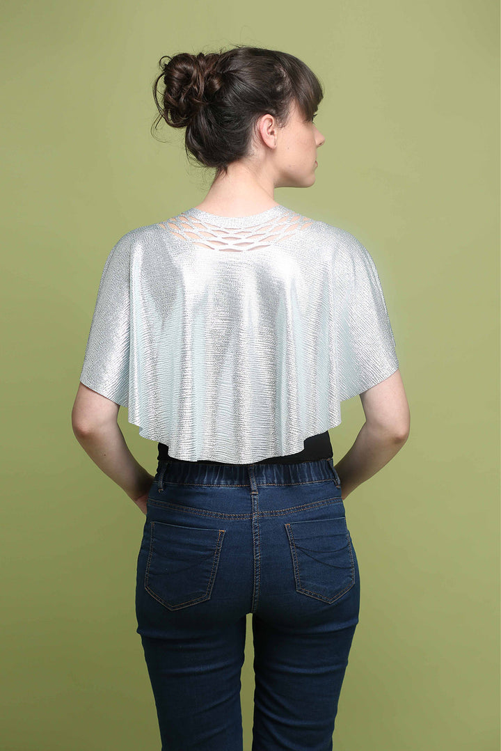 Sparkly top for the event with a chain trim