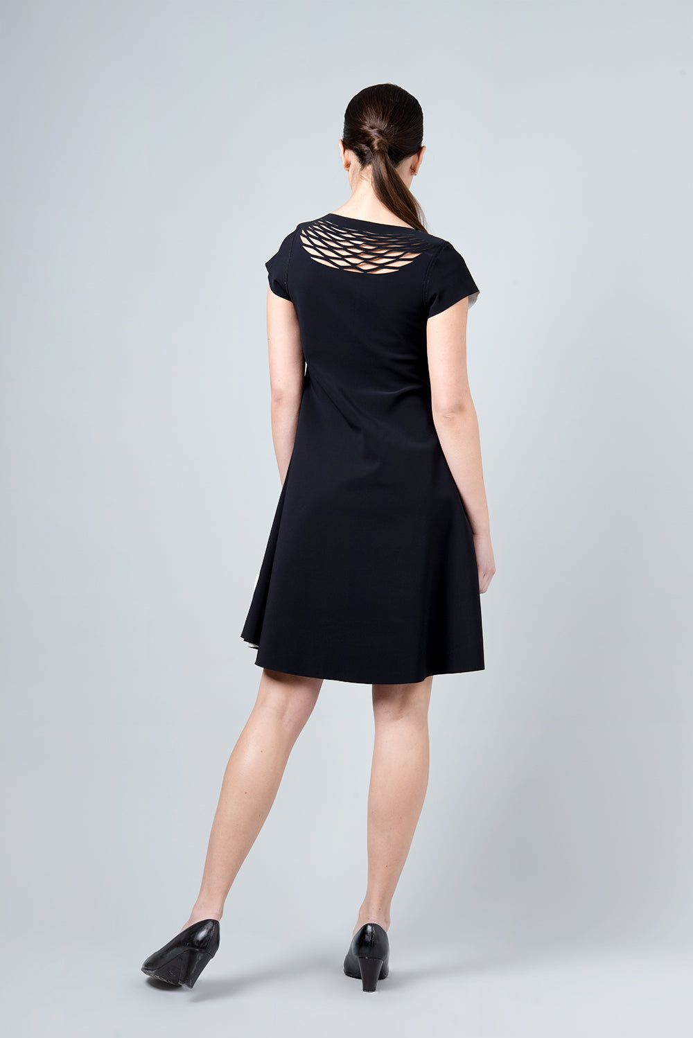 Double sided black and white dress - Omega inside out dress