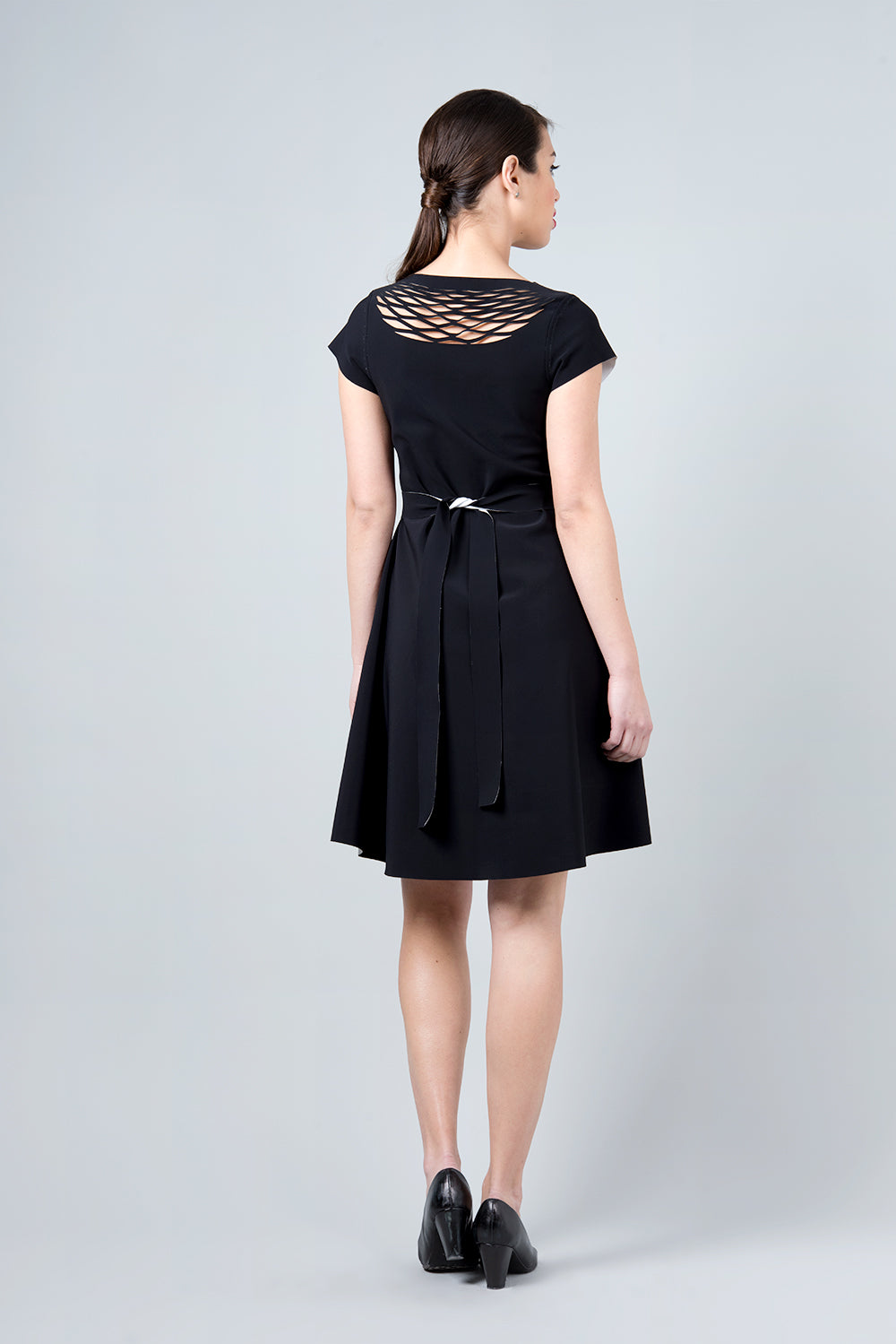 Double sided black and white dress - Omega inside out dress