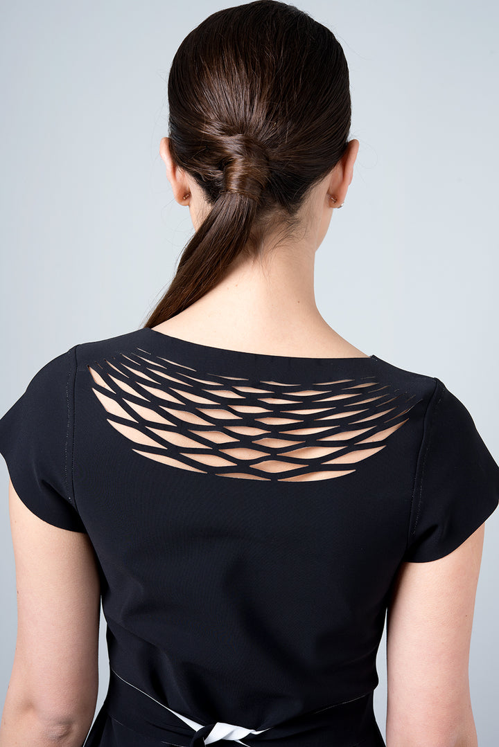 Double sided black and white dress - Omega inside out dress