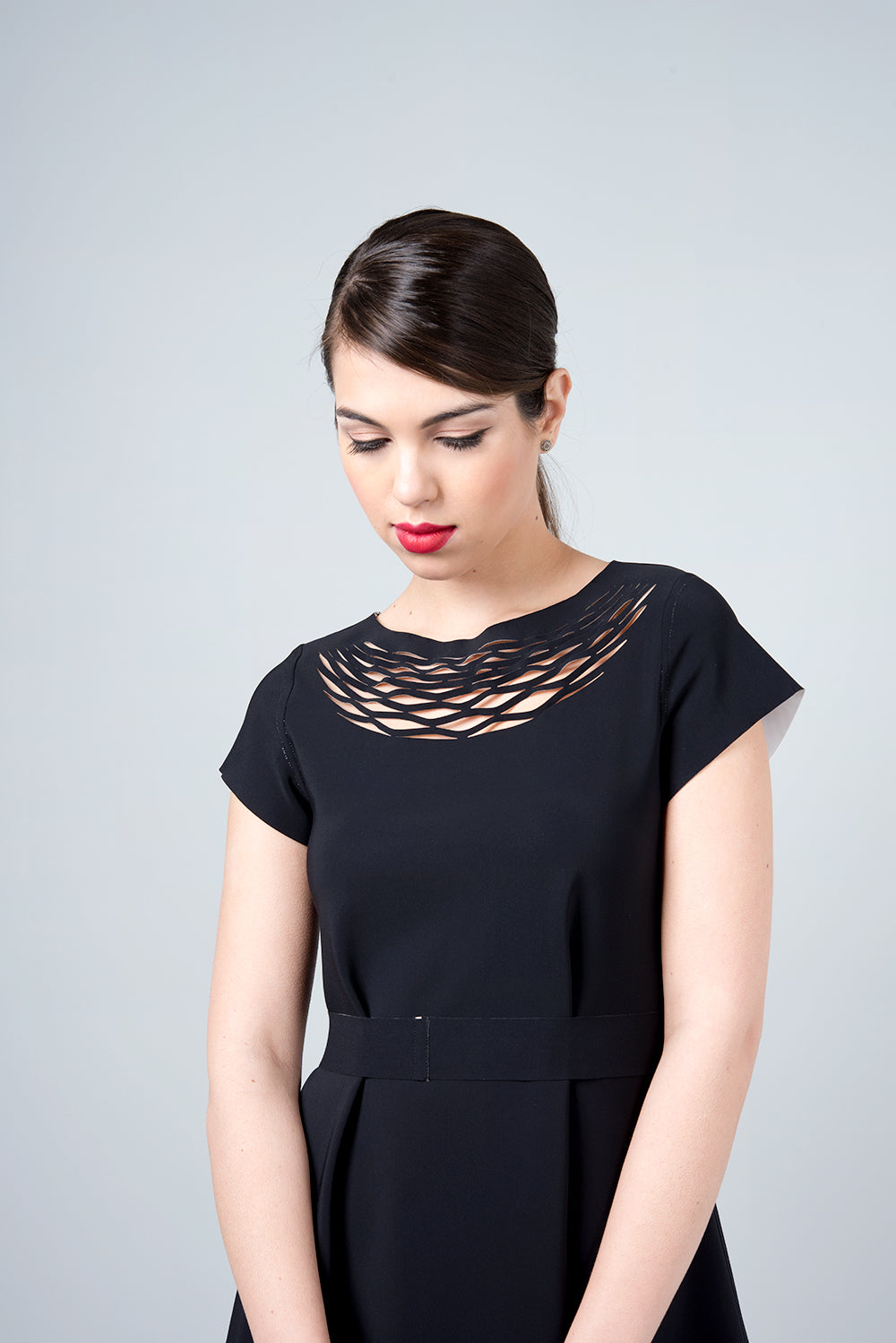 Double sided black and white dress - Omega inside out dress