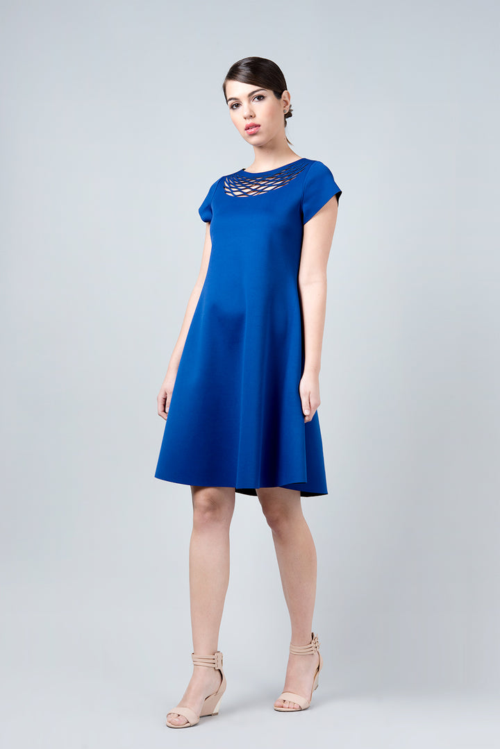 Double sided blue and navy dress - Omega I/O dress