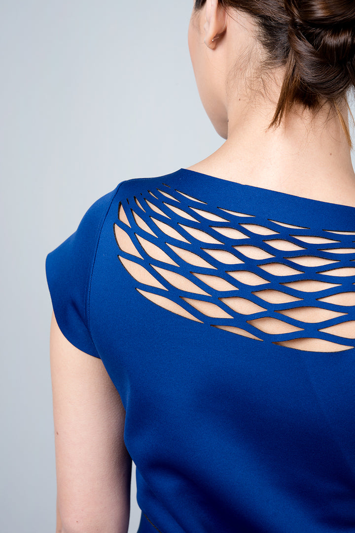 Double sided blue and navy dress - Omega I/O dress