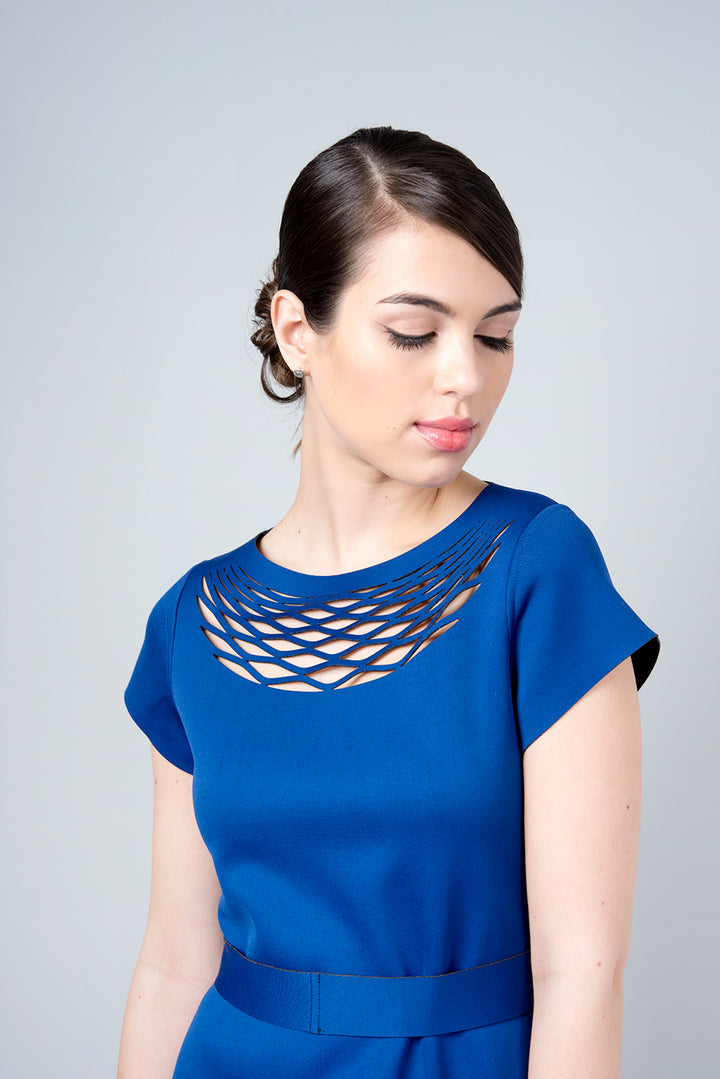 Double sided blue and navy dress - Omega I/O dress