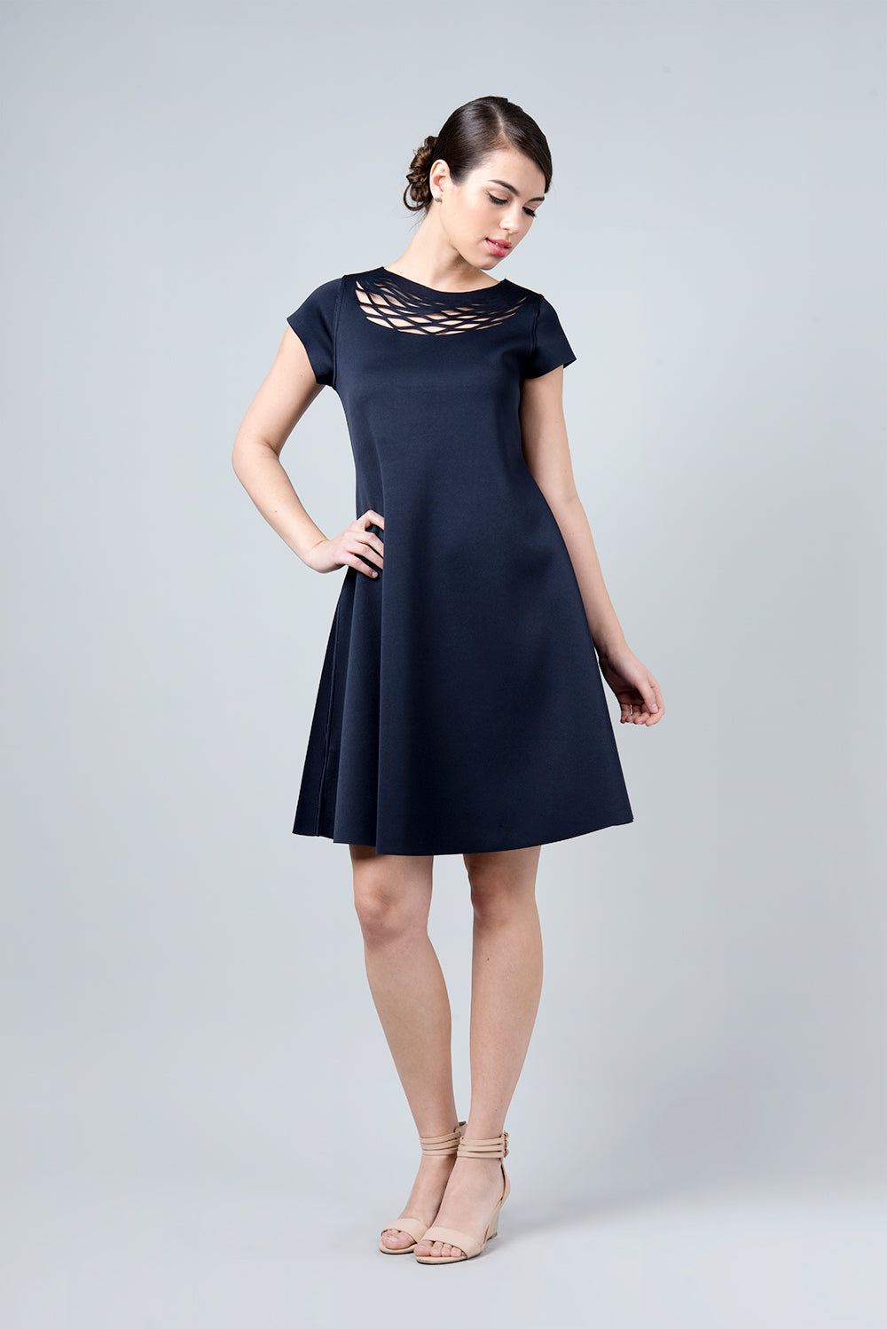 Double sided blue and navy dress - Omega I/O dress