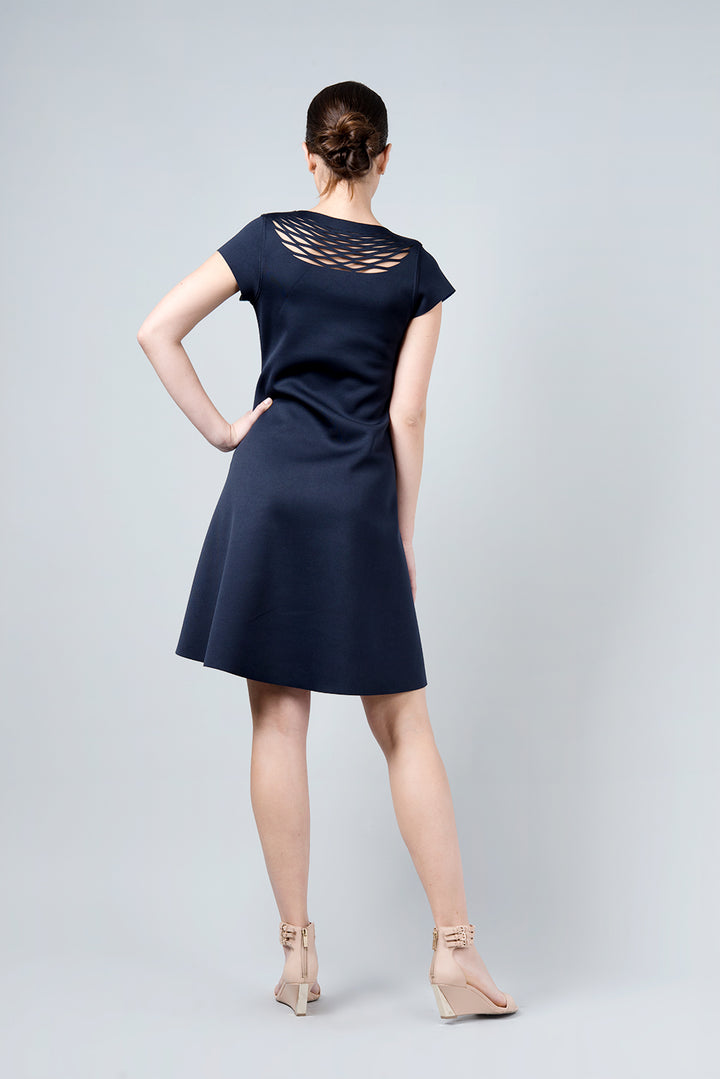 Double sided blue and navy dress - Omega I/O dress