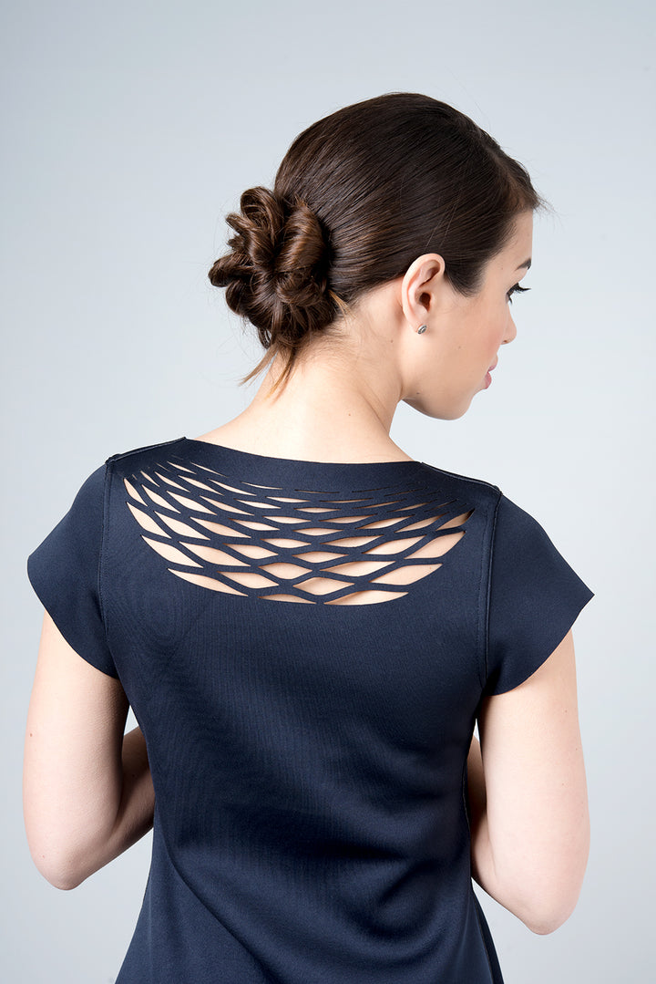 Double sided blue and navy dress - Omega I/O dress