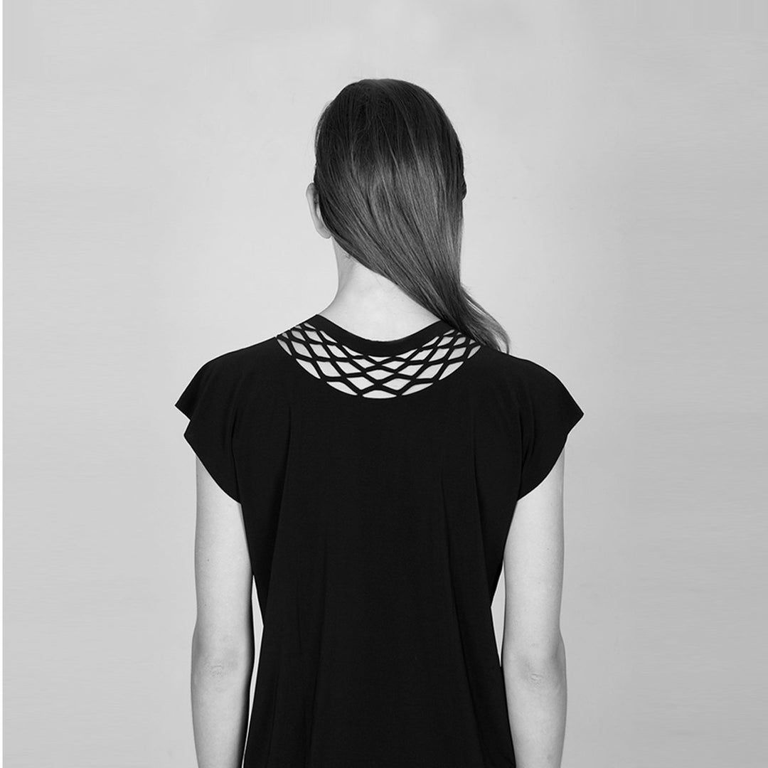 Short sleeve chain shirt - light blue shirt