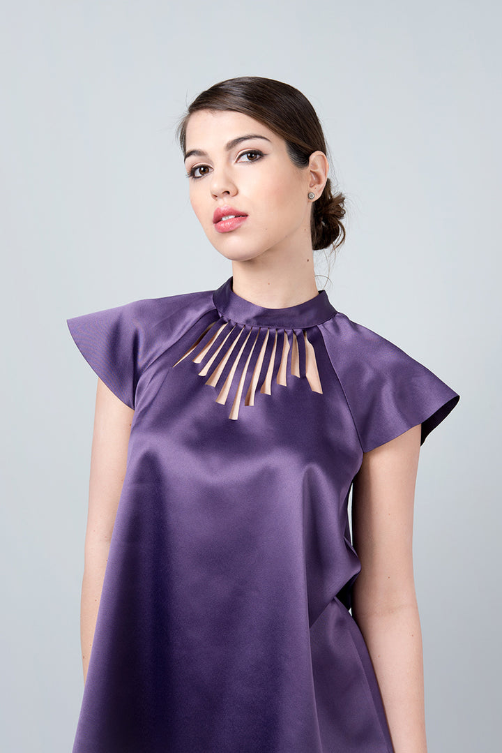 Collar shirt - Purple Omicron shirt